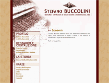 Tablet Screenshot of buccoliniorgani.it